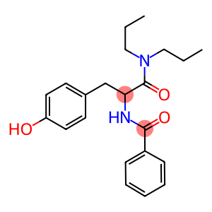 N-Benzoyl-DL-tyrosil-N',N'-dipropylamide