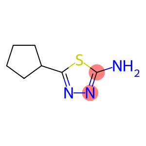 2-Amino-5-cyclopentyl-1,3,4-thiadiazole