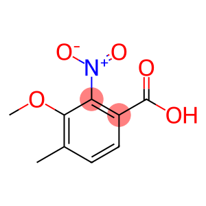 3-甲氧基-4-甲基-2-硝基苯甲酸