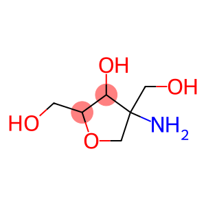 Pentitol,  2-amino-1,4-anhydro-2-deoxy-2-C-(hydroxymethyl)-  (9CI)
