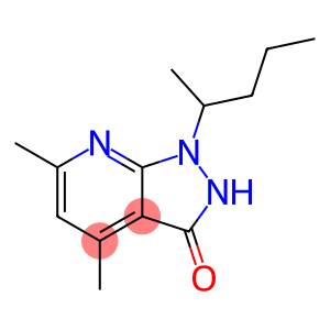 3H-Pyrazolo[3,4-b]pyridin-3-one,1,2-dihydro-4,6-dimethyl-1-(1-methylbutyl)-(9CI)