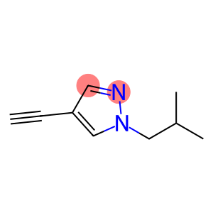 1H-Pyrazole, 4-ethynyl-1-(2-methylpropyl)- (9CI)