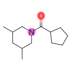 Piperidine, 1-(cyclopentylcarbonyl)-3,5-dimethyl- (9CI)