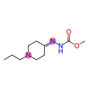 Hydrazinecarboxylic acid, (1-propyl-4-piperidinylidene)-, methyl ester (9CI)