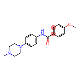 4-methoxy-N-[4-(4-methyl-1-piperazinyl)phenyl]benzamide