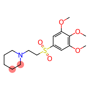 Piperidine, 1-(2-(3,4,5-trimethoxyphenyl)sulfonylethyl)-