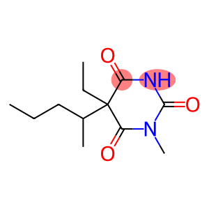 5-Ethyl-1-methyl-5-(1-methylbutyl)barbituric acid