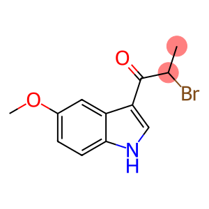 2-溴-1-(5-甲氧基-1H-吲哚-3-基)丙-1-酮