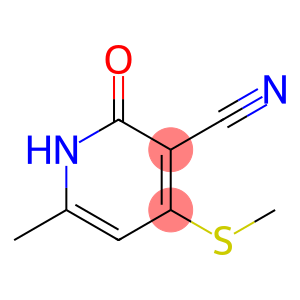 3-Pyridinecarbonitrile, 1,2-dihydro-6-methyl-4-(methylthio)-2-oxo-