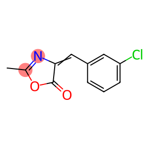 4-[(3-Chlorophenyl)methylidene]-2-methyl-1,3-oxazol-5-one