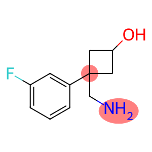 3-(氨基甲基)-3-(3-氟苯基)环丁烷-1-醇