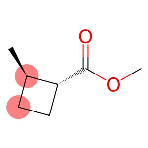 Cyclobutanecarboxylic acid, 2-methyl-, methyl ester, (1R,2R)-rel- (9CI)