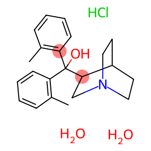 双-邻甲苯基-(3-奎宁环-1-嗡基)甲醇氯化物