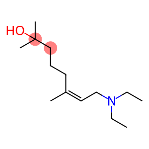 (6Z)-8-(二乙基氨基)-2,6-二甲基-6-辛烯-2-醇