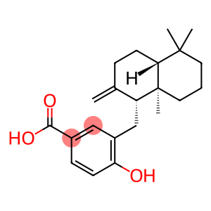 3-[[(1R,4aβ)-Decahydro-5,5,8aα-trimethyl-2-methylenenaphthalen-1-yl]methyl]-4-hydroxybenzoic acid