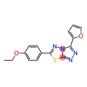 6-(4-ethoxyphenyl)-3-(furan-2-yl)[1,2,4]triazolo[3,4-b][1,3,4]thiadiazole
