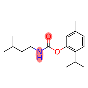 (3-Methylbutyl)carbamic acid 5-methyl-2-(1-methylethyl)phenyl ester