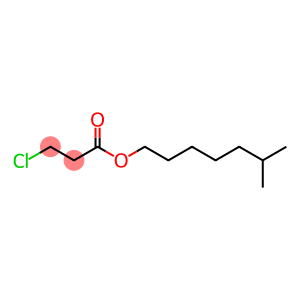 3-Chloropropanoic acid 6-methylheptyl ester
