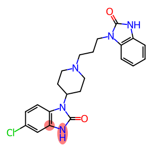 5-Chloro-1-[1-[3-(2-oxo-1-benzimidazolyl)propyl]-4-piperidyl]benzimidazol-2-one