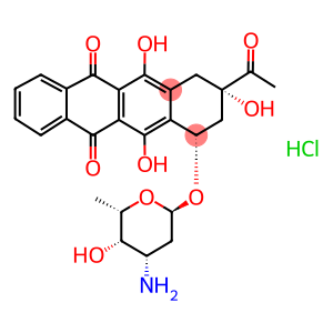 (7S-cis)-9-acetyl-7-[(3-amino-2,3,6-trideoxy-α-L-lyxo-hexopyranosyl)oxy]-7,8,9,10-tetrahydro-6,9,11-trihydroxynaphthacene-5,12-dione hydrochloride