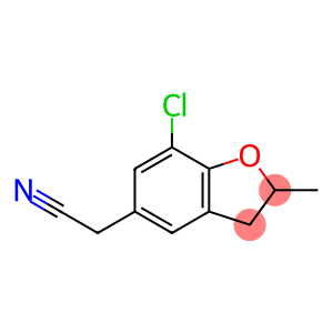 2-(7-chloro-2-methyl-2,3-dihydro-1-benzofuran-5-yl)acetonitrile