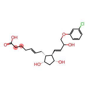 5-Heptenoic acid, 7-[2-[4-(3-chlorophenoxy)-3-hydroxy-1-butenyl]-3,5-dihydroxycyclopentyl]-, [1R-[1α(E),2β(1E,3R*),3α,5α]]- (9CI)