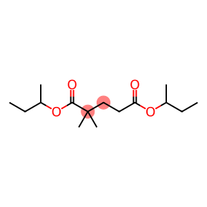 2,2-Dimethylpentanedioic acid bis(1-methylpropyl) ester