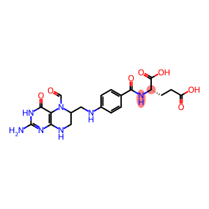 N-[4-({[(6S)-2-amino-5-formyl-4-oxo-1,4,5,6,7,8-hexahydropteridin-6-yl]methyl}amino)benzoyl]-L-glutamic acid