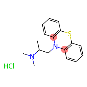10-(2-dimethylamino-1-propyl)phenothiazine hydrochloride
