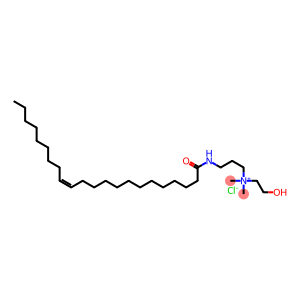 1-Propanaminium, N-(2-hydroxyethyl)-N,N-dimethyl-3-[[(13Z)-1-oxo-13-docosenyl]amino]-, chloride (9CI)