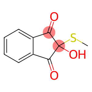 2-Hydroxy-2-methylthio-1,3-indanedione