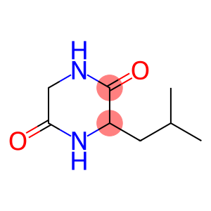 3-(2-methylpropyl)piperazine-2,5-dione