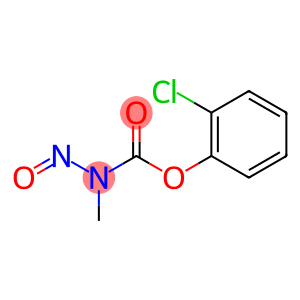 Methylnitrosocarbamic acid 2-chlorophenyl ester