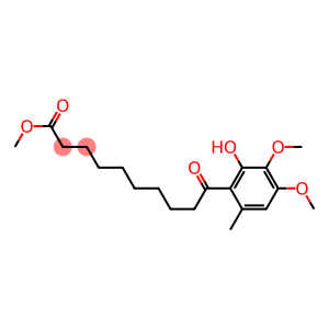 9-(2-Hydroxy-3,4-dimethoxy-6-methylbenzoyl)nonanoic acid methyl ester