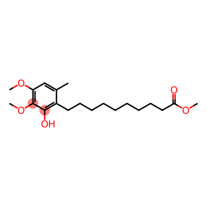 10-(2-Hydroxy-3,4-dimethoxy-6-methylphenyl)decanoic acid methyl ester