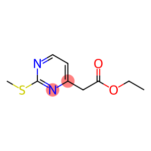 4-PyriMidineacetic acid, 2-(Methylthio)-, ethyl ester