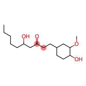 3-Decanone,  5-hydroxy-1-(4-hydroxy-3-methoxyphenyl)-,  (5S)-,  5-Hydroxy-1-(4-hydroxy-3-methoxyphenyl)-3-decanone,  6-Gingerol