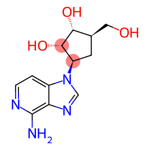 1-[(1R)-2α,3α-Dihydroxy-4β-(hydroxymethyl)cyclopentan-1β-yl]-1H-imidazo[4,5-c]pyridin-4-amine