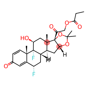 6alpha,9-difluoro-11beta-hydroxy-16alpha,17-[isopropylidenebis(oxy)]pregna-1,4-diene-3,20-dione 21-propionate