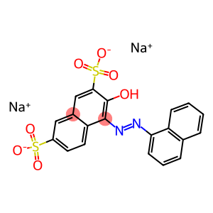 2,7-Naphthalenedisulfonicacid,3-hydroxy-4-(1-naphthalenylazo)-,disodiumsalt