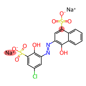 3-[(5-Chloro-2-hydroxy-3-sulfophenyl)azo]-4-hydroxy-1-naphthalenesulfonic acid disodium salt
