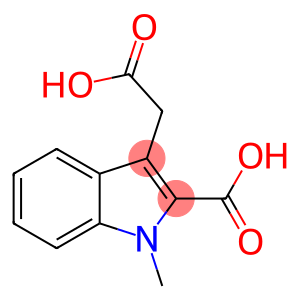 3-(carboxymethyl)-1-methyl-1H-indole-2-carboxylic acid