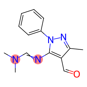 N'-(4-FORMYL-3-METHYL-1-PHENYL-1H-PYRAZOL-5-YL)-N,N-DIMETHYLIMINOFORMAMIDE