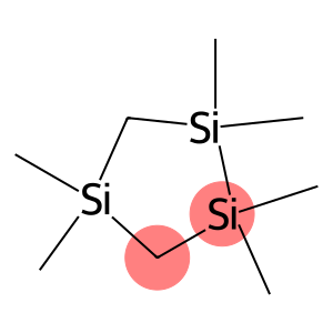 1,2,4-Trisilacyclopentane, 1,1,2,2,4,4-hexamethyl-