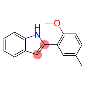 1H-Indole, 2-(2-methoxy-5-methylphenyl)-