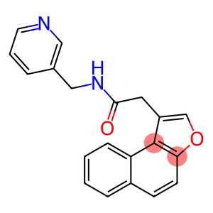 Naphtho[2,1-b]furan-1-acetamide, N-(3-pyridinylmethyl)-