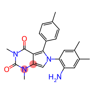 6-(2-amino-4,5-dimethylphenyl)-1,3-dimethyl-5-(4-methylphenyl)-1H-pyrrolo[3,4-d]pyrimidine-2,4(3H,6H)-dione