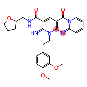 1-[2-(3,4-dimethoxyphenyl)ethyl]-2-imino-5-oxo-N-(tetrahydrofuran-2-ylmethyl)-1,5-dihydro-2H-dipyrido[1,2-a:2',3'-d]pyrimidine-3-carboxamide