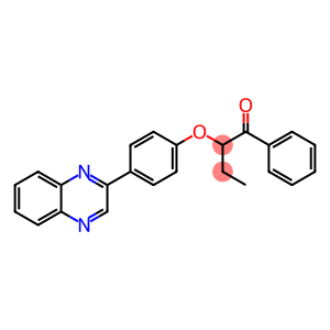 1-phenyl-2-[4-(2-quinoxalinyl)phenoxy]-1-butanone