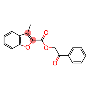 2-Benzofurancarboxylicacid,3-methyl-,2-oxo-2-phenylethylester(9CI)
